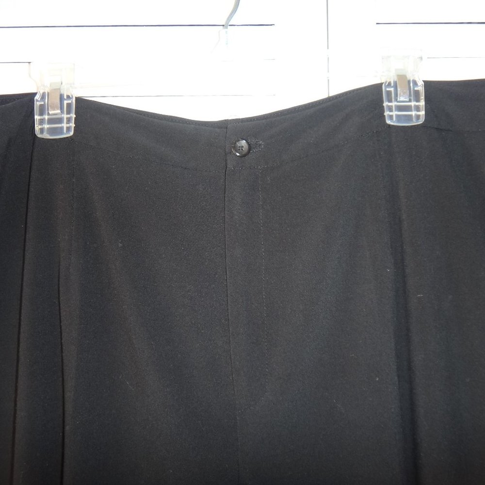 Women's Black Dress Pants Formal, Long Size 14 W - Picture 2 of 4